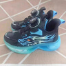 回力1927男童鞋子春秋季跑步鞋軟底網(wǎng)面防滑易穿脫兒童運動(dòng)鞋炫酷卡通圖騰 黑龍限定 黑龍限定 34 碼 曬單實(shí)拍圖