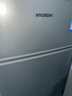 HYUNDAI（韓國現(xiàn)代） 小冰箱 冰箱小型雙開門 迷你雙門家用宿舍租房冷藏冷凍電冰箱節(jié)能省電 58L銀【店鋪銷冠+租房必備】 曬單實拍圖