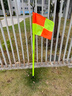 奧匹足球插地角旗標志桿繞桿加厚雙尖槍式插地標志桿足球訓練器材 奧匹高級彈簧角旗【1套】AP-4702 曬單實(shí)拍圖