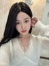 唯一（Winy）一克拉莫桑鉆項(xiàng)鏈女生2025新款999純銀吊墜送女朋友老婆生日禮物 曬單實(shí)拍圖