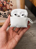 京川旭airpods4保護套蘋(píng)果耳機air4 pods耳機套創(chuàng  )意四代枕頭耳機保護套 白色枕頭 蘋(píng)果Airpods 第4代 曬單實(shí)拍圖