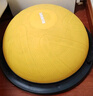 朗威波速球半圓平衡球瑜伽球加厚防爆普拉提瑜伽訓練器速度球健身器材 黃色-58cm 曬單實(shí)拍圖