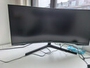 三星（SAMSUNG）34英寸 準4K曲面 165Hz高刷 電競1ms 帶魚(yú)屏顯示器 窄邊框電腦屏幕 玄龍騎士G5 C34G55TWWC 曬單實(shí)拍圖