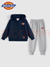Dickies童裝兒童秋裝兩件套中小童寬松潮款褲子男童秋季運動(dòng)套裝男孩衣服 曬單實(shí)拍圖