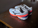 美津濃（MIZUNO）25新款緩震回彈跑步競速訓練鞋運動(dòng)鞋 WAVE RC 02/米白色/熒光橘/紫色 42 (270mm) 曬單實(shí)拍圖