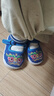 伊頓德魯嬰兒手工布鞋男女虎頭鞋兒童寶寶千層底小孩0-1-2-3歲軟底秋 繡花藍色防滑底 單鞋 15碼 內長(cháng)13.5cm 建議15-17個(gè)月 曬單實(shí)拍圖