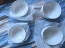 高顏值家用銀杏時(shí)光米飯碗大面碗陶瓷餐具家用新骨瓷陶瓷碗 銀杏時(shí)光 4.5英寸4個(gè)碗 曬單實(shí)拍圖
