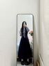 韓璐嬌（hanlujiao）法式假兩件藍色長(cháng)袖連衣裙子女2025秋季新款學(xué)院風(fēng)絕美氣質(zhì)長(cháng)裙子 藏藍色 M 曬單實(shí)拍圖