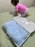 時(shí)光存折兒童云朵枕頭 人體工學(xué)護脊嬰兒寶寶學(xué)生1-3-6-12歲成長(cháng)記憶棉枕 T1段【3-6歲兒童】晴空藍（建議身高90-130cm） 曬單實(shí)拍圖