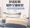 艾薇枕頭套枕套一對純棉家用全棉單人枕套枕芯套 羅馬時(shí)代 48*74cm 曬單實(shí)拍圖