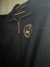 杰克·瓊斯（JACK&JONES）男裝25年秋季新款衛衣男印花刺繡拉鏈半高領(lǐng)套頭寬松休閑打底衫 E40黑色 常規 M （175） 曬單實(shí)拍圖