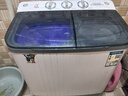 小鴨牌  洗+脫9公斤半自動(dòng)洗衣機雙桶 雙缸大容量家用小型迷你波輪脫水半全自動(dòng)迷你帶甩干 洗滌6公斤+脫水3公斤【藍光潔凈強勁電機】 【藍光潔凈款】 曬單實(shí)拍圖