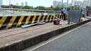 康利霖上海市政百葉窗圍擋波浪板圍欄工程建筑工地道路施工擋板帶水泥墩 藍色 1300*1900 曬單實(shí)拍圖