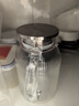 青蘋(píng)果玻璃冷水壺水杯套裝 耐熱涼水壺熱水壺*1+無(wú)鉛玻璃條紋水杯*6 曬單實(shí)拍圖