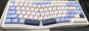 黑爵（AJAZZ）AKS075PRO三模熱插拔人體工程學(xué)鍵盤(pán)Gasket結構Alice75RGB機械鍵盤(pán) 帶屏 白日夢(mèng)軸 冰河藍 曬單實(shí)拍圖