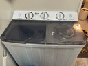 志高洗衣機半自動(dòng)雙桶雙缸家用大容量小型租房宿舍波輪脫水甩干兩用雙杠省電老式強動(dòng)力易操作以舊換新 22公斤【洗15KG+ 脫7KG】藍光洗護 曬單實(shí)拍圖