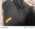 頂峰保羅（Dingfengbaoluo）美式休閑褲男秋冬重磅加絨加厚時(shí)尚保暖闊腿衛長(cháng)褲子DFK41黑色4XL 曬單實(shí)拍圖