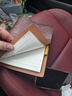衛美商務(wù)筆記本A5高檔真皮工作本文藝精致日記本加厚100張辦公25K活頁(yè)本二層牛皮個(gè)性手帳定制可印logo 曬單實(shí)拍圖