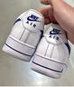 耐克空軍一號(hào)男子透氣輕便運(yùn)動(dòng)鞋冬季NIKE AIR FORCE 1 HQ2037 100白/深寶藍(lán) 42 曬單實(shí)拍圖