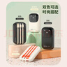 紐曼（Newmine）自帶線充電寶【3C認(rèn)證|可上飛機(jī)】20000毫安時(shí)PD20/22.5W超級(jí)快充Q萌便攜雙向快充移動(dòng)電源 奶茶色 曬單實(shí)拍圖