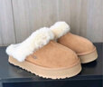 UGG秋季女士經(jīng)典舒適厚底毛拖包頭休閑懶人毛毛鞋勃肯鞋 1122550 CHE|栗色 39 39碼及以下建議拍大一碼 曬單實(shí)拍圖