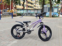 鳳凰（Phoenix）兒童山地自行車(chē)3-8-12-18歲減震變速一體輪紫色20寸適合125-135cm 曬單實(shí)拍圖