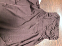 金三塔打底衫女真絲桑蠶絲秋冬保暖修身堆堆領(lǐng)立領(lǐng)肌底衣打底秋衣 高領(lǐng)-咖啡色 2XL 曬單實(shí)拍圖