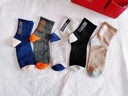 PAUL FRANK100%純棉襪子男中筒秋冬軟綿綿舒適款透氣防臭10A級抗菌休閑襪 曬單實(shí)拍圖