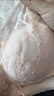 派邦奴（PBENO）內衣女小胸聚攏中厚顯大上托收副乳防下垂調整型性感蕾絲文胸罩 膚粉色 70A B(32)【中厚2cm】 曬單實(shí)拍圖