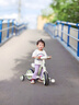 飛鴿兒童平衡車(chē)三輪車(chē)腳踏車(chē)寶寶兒童自行車(chē)溜溜車(chē)2-6歲多功能帶音樂(lè ) 清新綠【多功能三合一】 曬單實(shí)拍圖