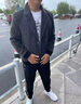花花公子（PLAYBOY）西服男士秋冬季新款加絨加厚中年商務(wù)休閑短款毛呢西裝上衣外套 灰色【加絨】（與主圖有誤差，介意勿拍） 加厚 3XL 【建議170-190斤】 曬單實(shí)拍圖