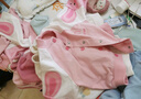 優(yōu)奇嬰兒外套春秋新款外出衣服男童女童開(kāi)衫1歲兒童2幼兒上衣寶寶秋裝 粉色 80 曬單實(shí)拍圖