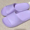 樸西eva室內靜音夏季女士拖鞋軟底涼拖鞋居家浴室洗澡防滑情侶拖鞋女 翡翠紫【掌柜推薦】 40-41 曬單實(shí)拍圖