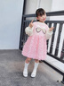 G.DUCKKIDS小黃鴨童裝公主裙女童連衣裙秋裝2025新款洋氣蓬蓬裙兒童裙子套裝 粉色 110 建議4~5歲【100-110cm】cm 曬單實(shí)拍圖