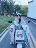 夢(mèng)多福電動(dòng)車(chē)擋風(fēng)被冬季加厚加絨電瓶車(chē)防風(fēng)防雨加大全包圍摩托車(chē)保暖罩 曬單實(shí)拍圖