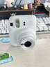 富士（FUJIFILM）立拍立得mini12相機mini11升級款相紙一次成像拍照生日送禮物 Mini12 茉莉白 國際版七夕禮物 曬單實(shí)拍圖