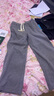 三彩2025冬季新款加絨保暖休閑長(cháng)褲高腰松緊直筒褲寬松簡(jiǎn)約M 巖灰 M 160/68A 160/68A 曬單實(shí)拍圖