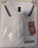 羅蒙男童短袖polo衫校園服飾春夏新款T恤女童班服 白色短袖POLO衫 160 曬單實(shí)拍圖