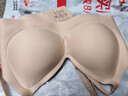 貓人山茶花無(wú)痕內衣女士10A抑菌無(wú)鋼圈文胸粉底液聚攏上托薄款胸罩 曬單實(shí)拍圖