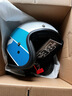 BELL復古頭盔Custom500碳纖維摩托車(chē)頭盔機車(chē)安全帽男女騎行四季3/4盔 里夫藍白【特價(jià)款】 2XL【適合59-61cm頭圍】 曬單實(shí)拍圖