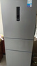 美的（Midea）三門(mén)249家用電冰箱小型三開(kāi)門(mén)無(wú)霜變頻一級能效多門(mén)宿舍租房以舊換新小冰箱MR-249WTPE國家補貼 曬單實(shí)拍圖