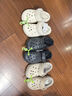 卡駱馳（CROCS）貝雅暖棉洞洞鞋保暖拖鞋|205969 茶色/彩色-2ZM 37/38(230mm) 曬單實(shí)拍圖