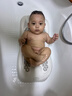 奔麥嬰兒洗澡躺托神器洗澡盆浴架新生兒童折疊浴網(wǎng)床寶寶防滑沐浴架 升級款(柔軟沙發(fā)躺感)灰 曬單實(shí)拍圖