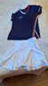 李寧（LI-NING）羽毛球服女款夏季短袖比賽套裝兩件套運動(dòng)服團隊服 曬單實(shí)拍圖