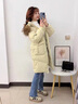 VHLK輕奢潮牌女裝白鴨絨羽絨服女2025新款中長(cháng)款大毛領(lǐng)加厚保暖外套女 牛油果綠【真貉子毛領(lǐng)】 M 【95-110斤】 曬單實(shí)拍圖