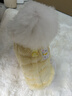 MIKI PAD狗狗衣服秋冬款背心絨衣加厚保暖寵物比熊泰迪雪納瑞中小型犬馬甲 黃色【加絨款】 S胸圍32cm（按照胸圍購買(mǎi)/參考體重2-4斤） 曬單實(shí)拍圖