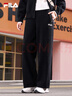 FILA 斐樂(lè )官方女士針織長(cháng)褲2025冬季時(shí)尚休閑寬松加絨直筒褲 曬單實(shí)拍圖