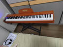 羅蘭迪便攜式電鋼琴88鍵重錘專(zhuān)業(yè)考級電子鋼琴家用智能家用初學(xué)者電子琴 P12木紋棕/X琴架/重錘鍵/三踏板 曬單實(shí)拍圖