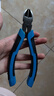 歐萊德（OULAIDE）斜口鉗電工專(zhuān)用6寸斜嘴口水鉗剪鉗工業(yè)級水口鉗可剪鋼絲偏口鉗子 曬單實(shí)拍圖