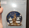 Disney上海迪士尼樂園代購卡通金色城堡冰箱貼米奇米妮磁貼 米奇米妮城堡磁貼 曬單實拍圖